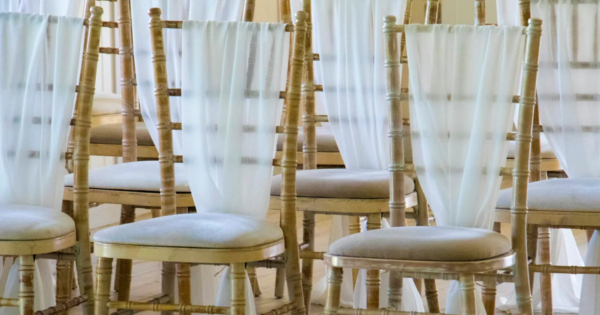 Comment choisir ses chaises pour un mariage ?