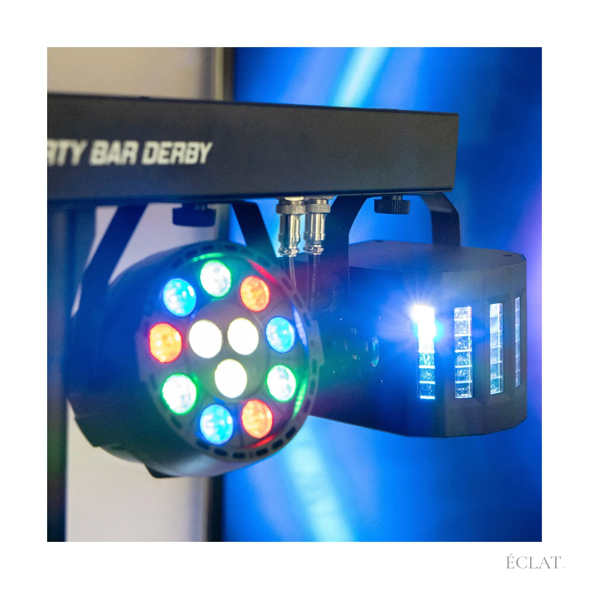 Projecteur LED et effet derby de la barre lumineuse, faisceaux colorés