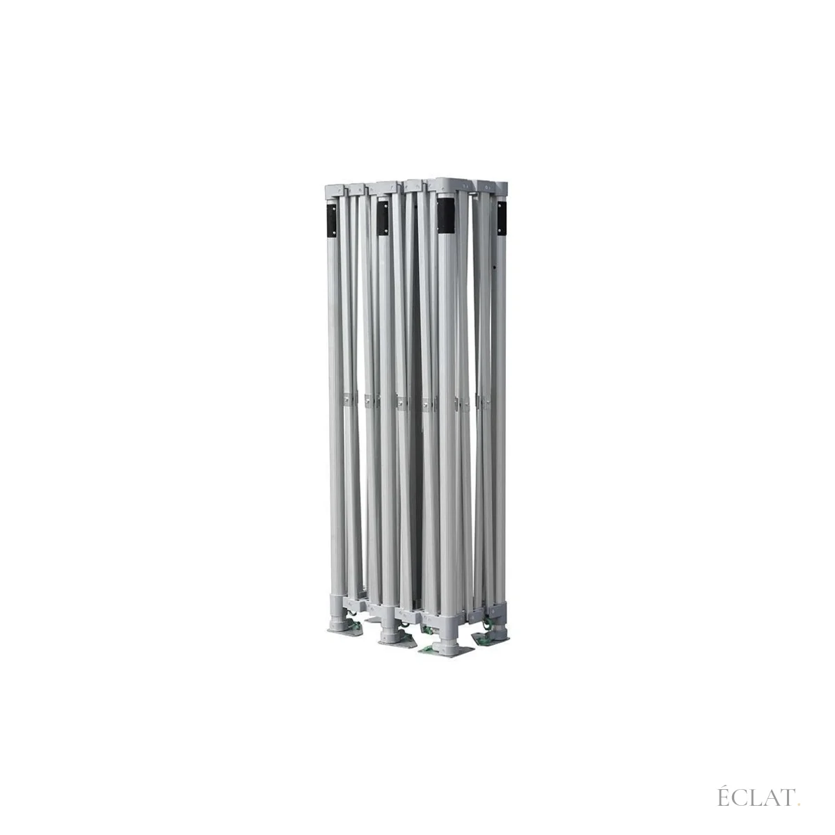 Structure de la tente pliante 3 × 6 m repliée en un seul bloc pour le transport