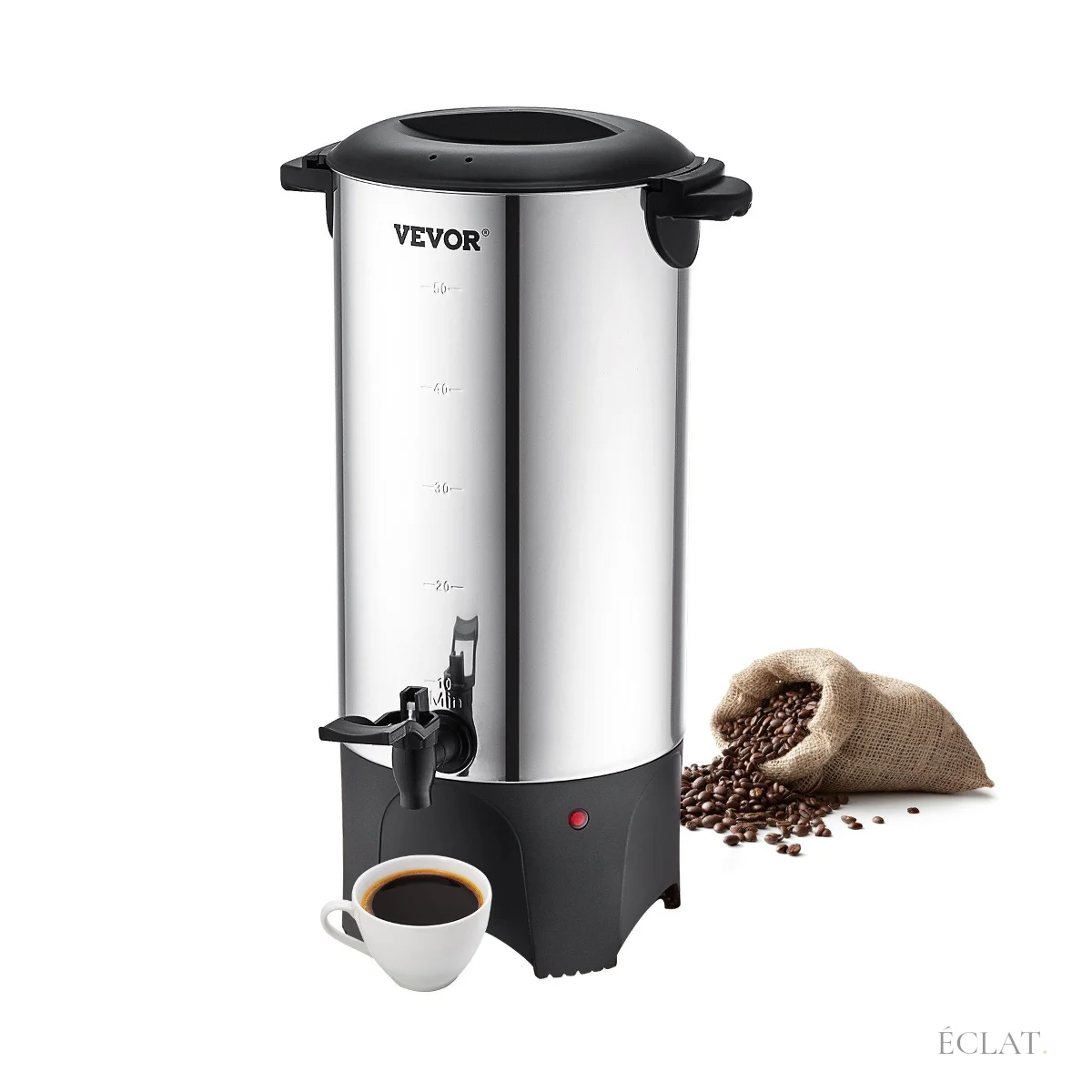 Location percolateur à café inox de 7,4 litres avec robinet de service
