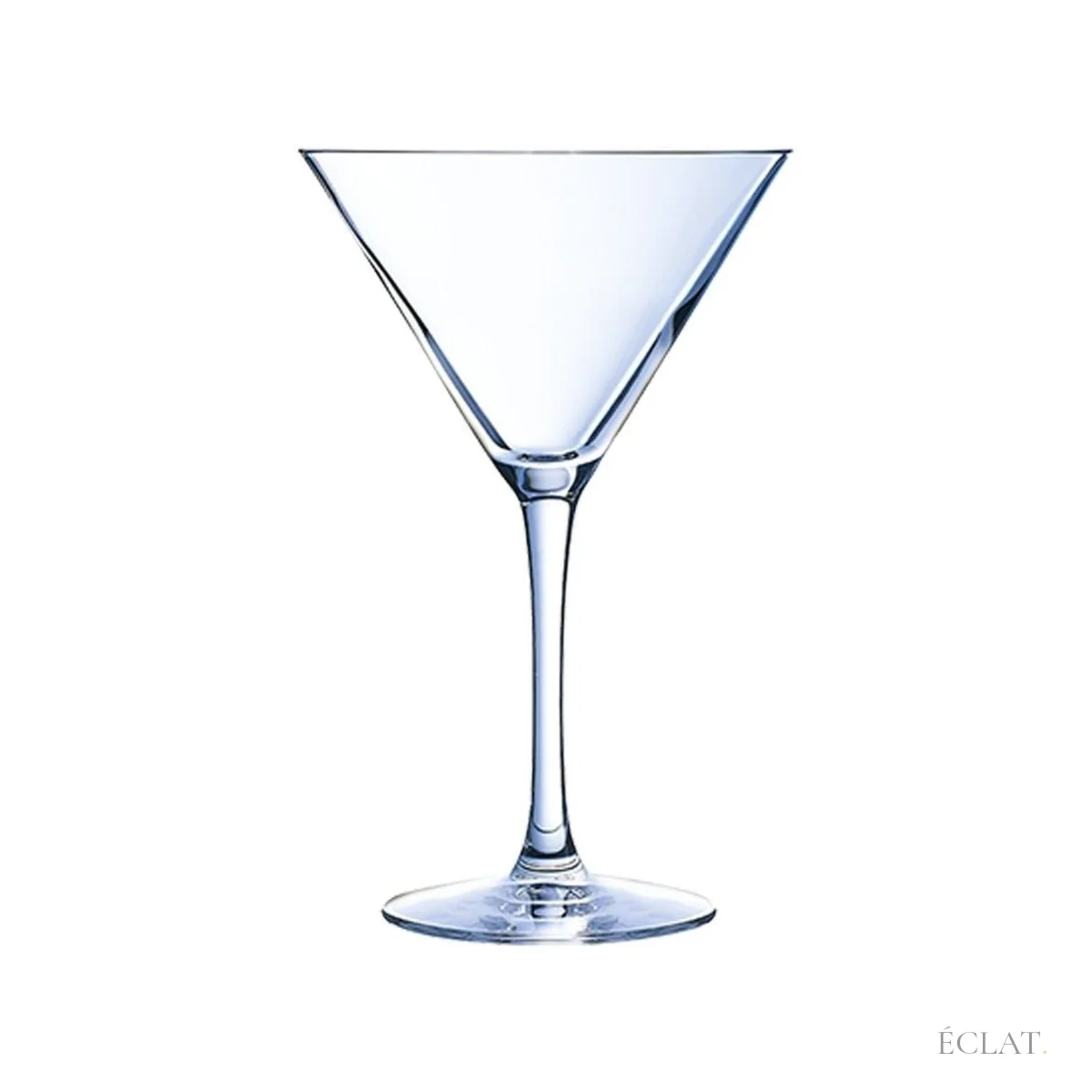 Location verre à cocktail 30 cl en verre cristallin, coupe conique sur pied